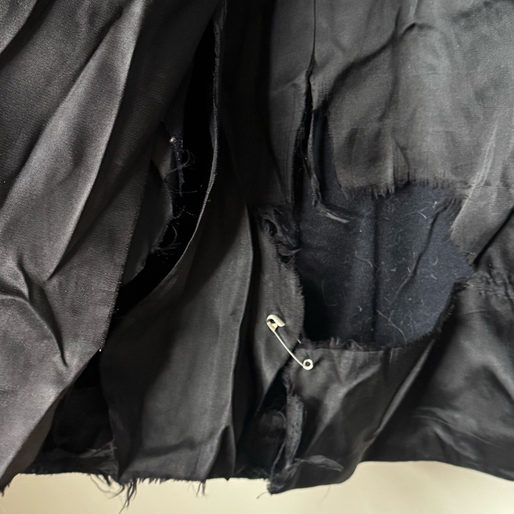 1990’s Polo Jeans Company Ralph Lauren Black Wool Peacoat Women’s - Small - Picture 7 of 8